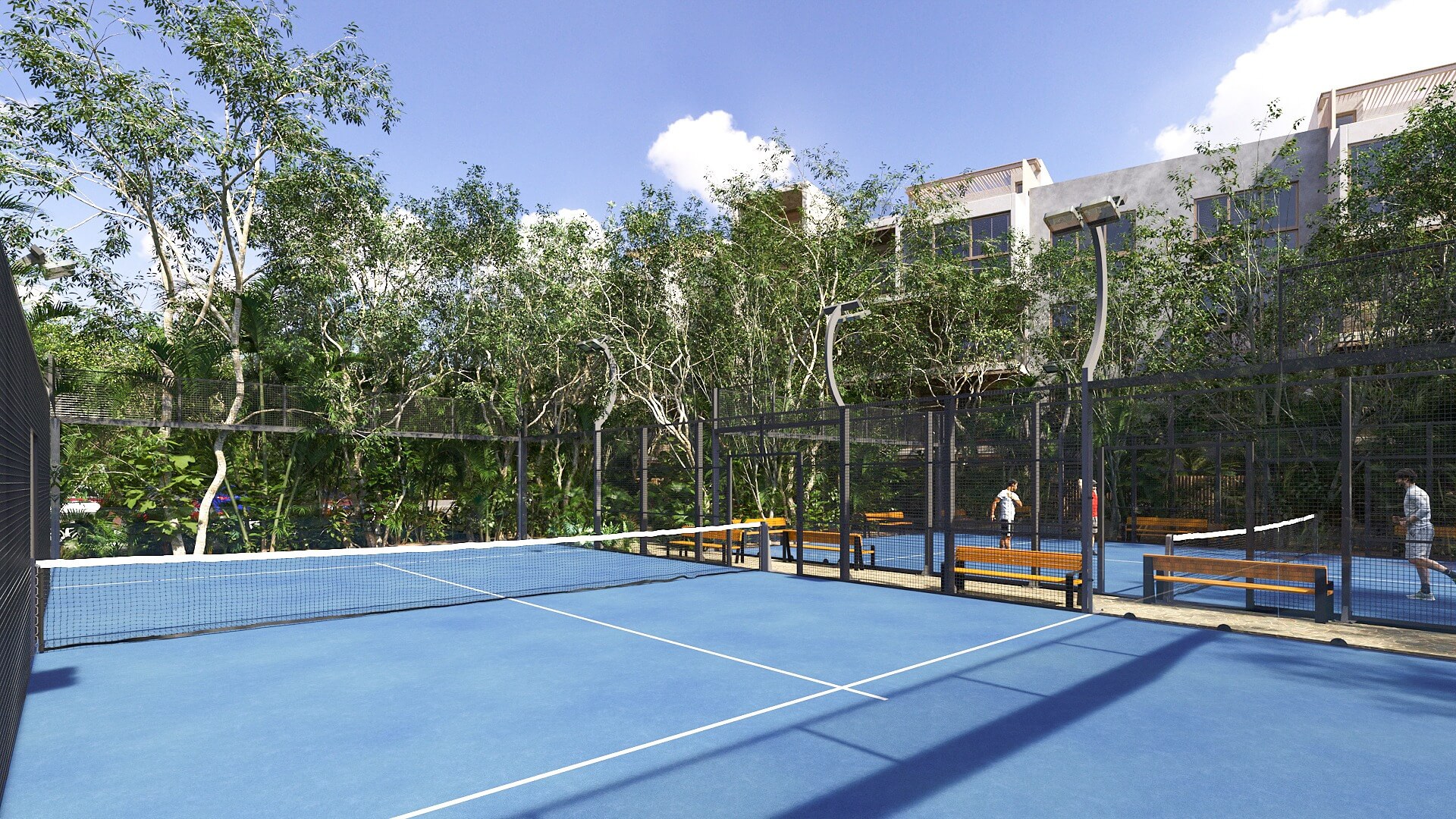 Cancha de entrenamiento exterior para movimiento, fuerza y rendimiento en Helora